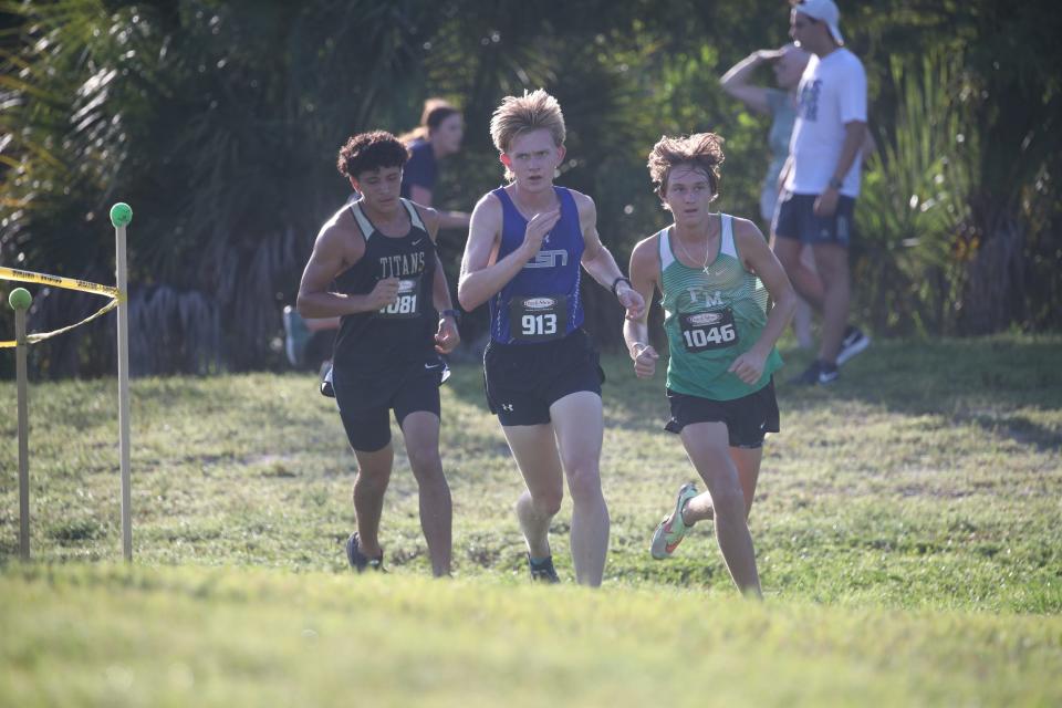 High School runners compete in the 10th Annual DDD Sommer Invitational at Estero Community Park on Saturday, Sept. 3, 2022.