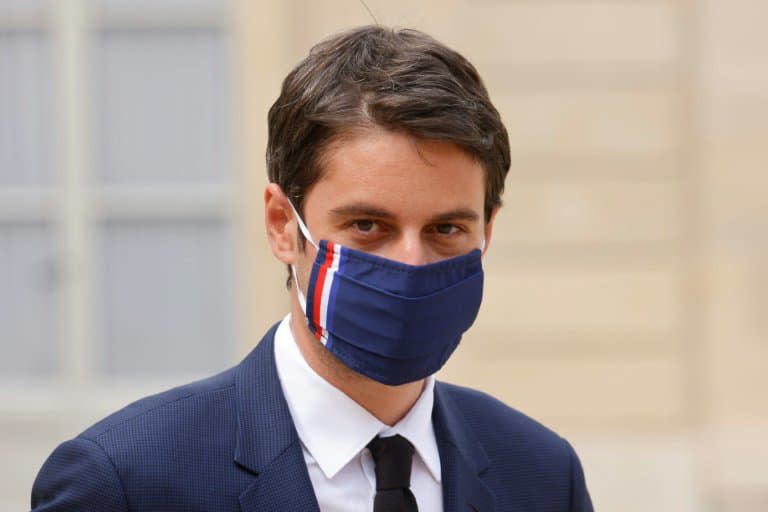 Le porte-parole du gouvernement Gabriel Attal à l'Elysée (photo d'illustration) - Ludovic MARIN © 2019 AFP