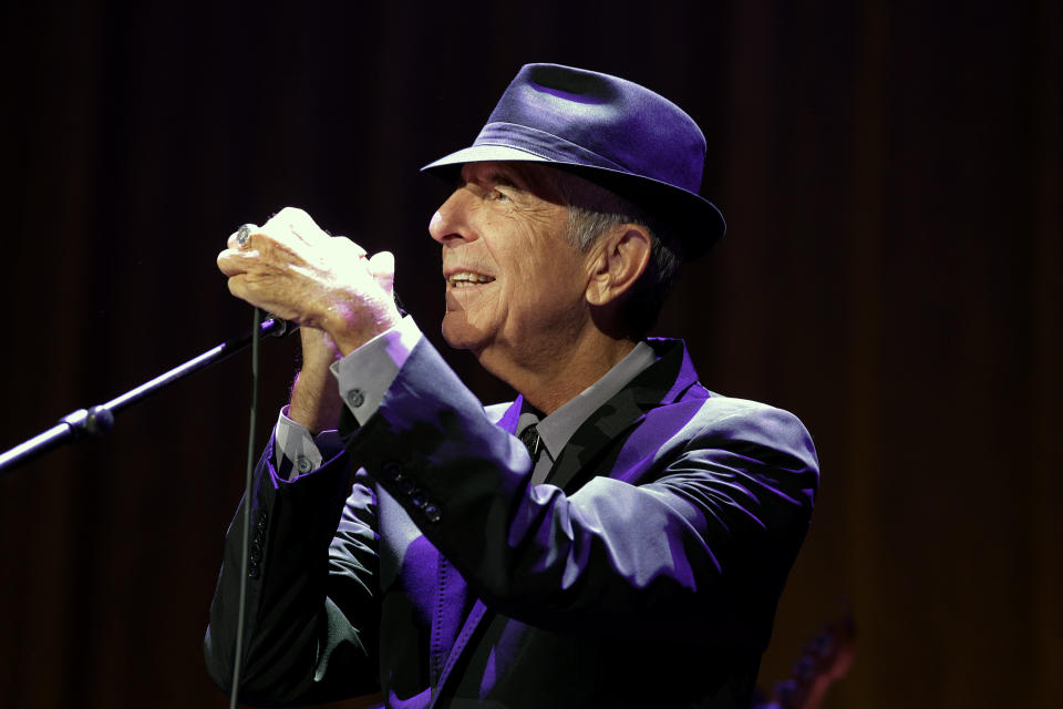 Canadian singer, songwriter and poet Leonard Cohen, whose voice was as golden as his lyrics were moving, died Nov. 7. He was 82.