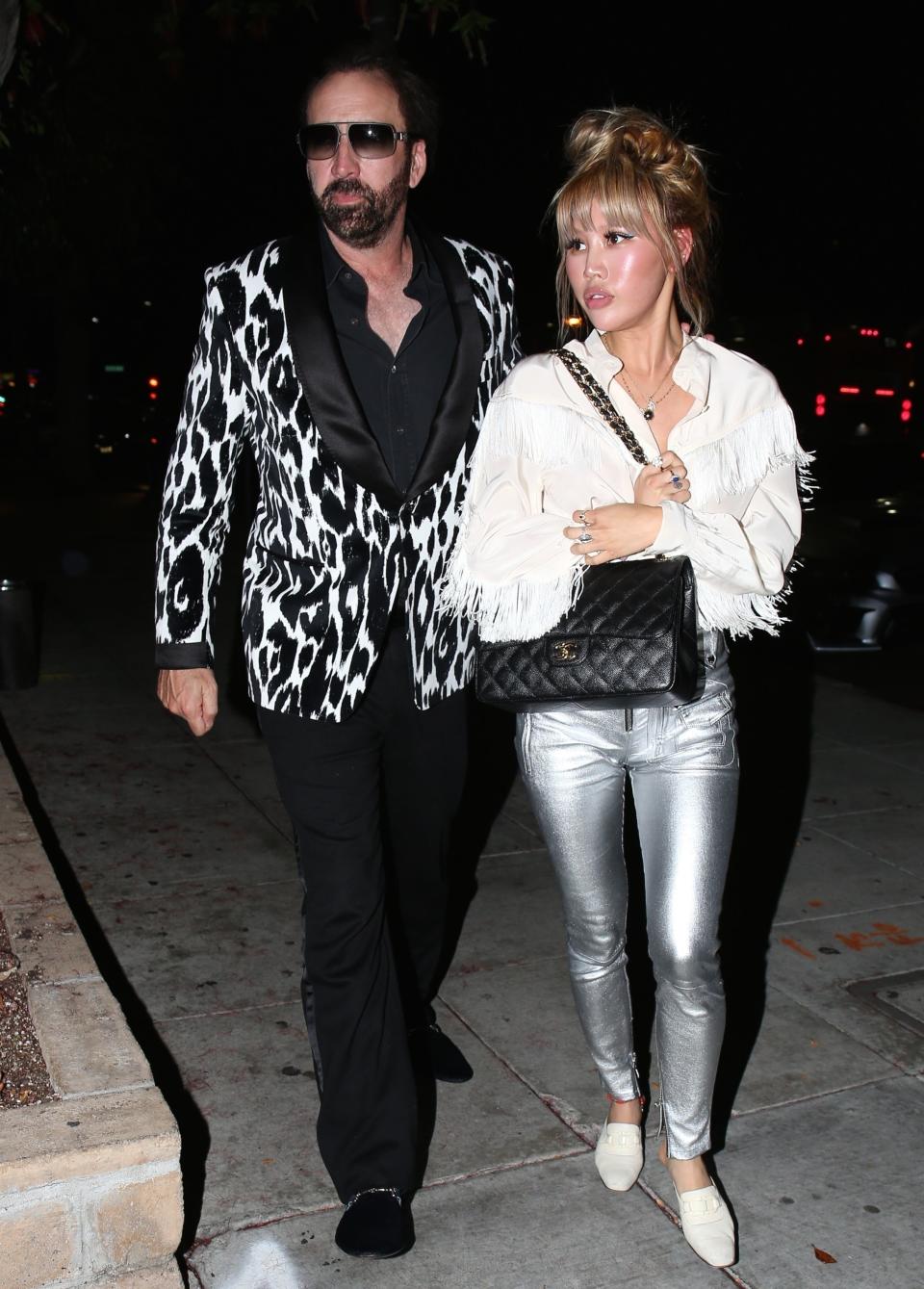 Nicolas Cage with his soon-to-be ex-wife Erika Koike. photo: BACKGRID