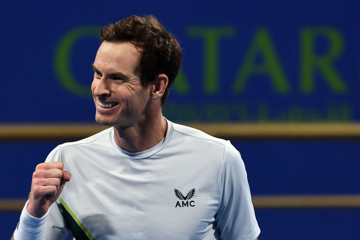 Andy Murray is looking to continue a promising week in Doha  (AFP via Getty Images)