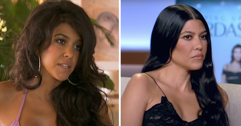 Kourtney Kardashian before and after