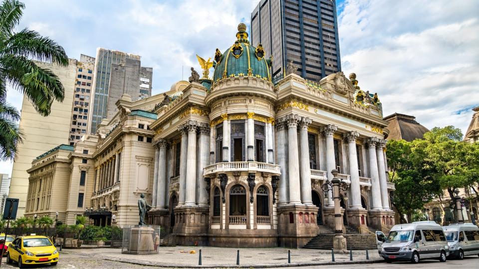 Theatro Municipal opera house in the Centro district of Rio