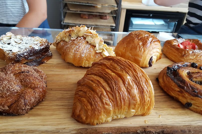 Fresh baked pastries at Pollen Bakery on New Islington Marina -Credit:Manchester Evening News