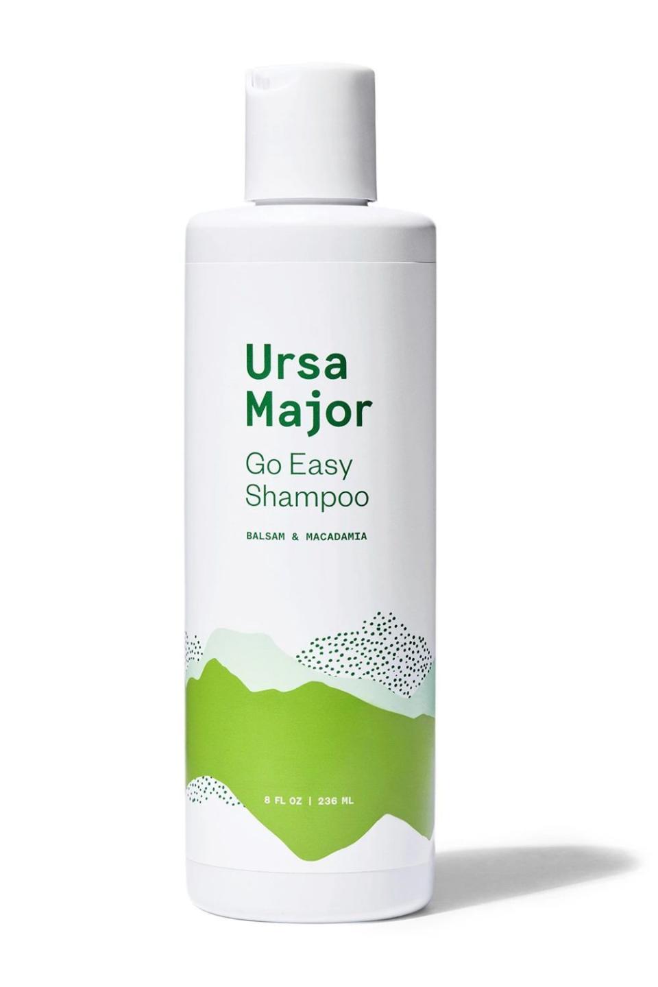 <p><strong>Ursa Major</strong></p><p>amazon.com</p><p><strong>$26.00</strong></p><p><a href="https://www.amazon.com/dp/B07JNGGY23?tag=syn-yahoo-20&ascsubtag=%5Bartid%7C10049.g.22740377%5Bsrc%7Cyahoo-us" rel="nofollow noopener" target="_blank" data-ylk="slk:Shop Now;elm:context_link;itc:0;sec:content-canvas" class="link ">Shop Now</a></p><p>I know it's not ideal, but I like to wash my hair every day (after a sweaty workout, dry shampoo just doesn't cut it for me, k?). So to prevent my hair from getting dried out, I like to use this <a href="https://www.cosmopolitan.com/style-beauty/beauty/g28084441/mild-shampoo/" rel="nofollow noopener" target="_blank" data-ylk="slk:mild shampoo;elm:context_link;itc:0;sec:content-canvas" class="link ">mild shampoo</a> from organic beauty brand Ursa Major. The <strong>ultra-gentle formula cleans without stripping</strong>, and even has some light conditioning benefits too.</p>