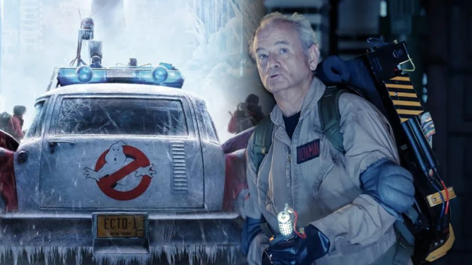 Bill Murray reprises his role, briefly, in "Ghostbusters: Frozen Empire." - Sony Pictures