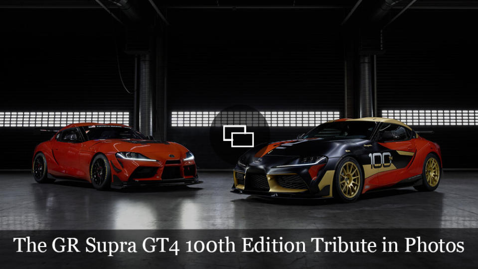 The Toyota GR Supra GT4 100th Edition Tribute in Photos