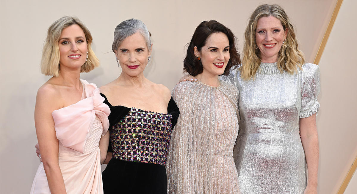 Elizabeth McGovern wore a re-purposed gown for the Downton Abbey