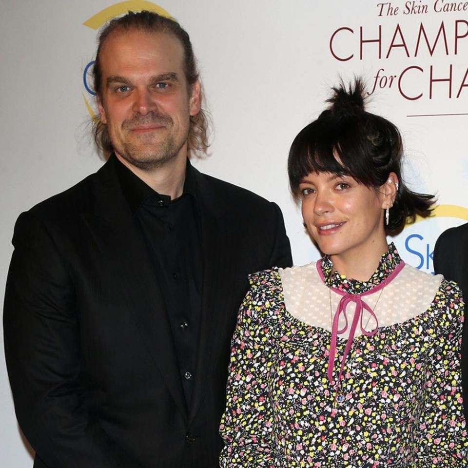 David Harbour (L) and Lily Allen | Splash