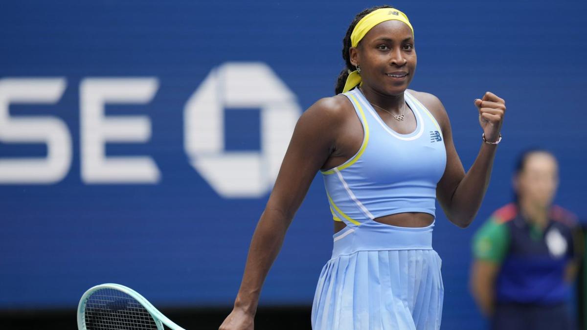 Coco Gauff opens the US Open in style by defending her title