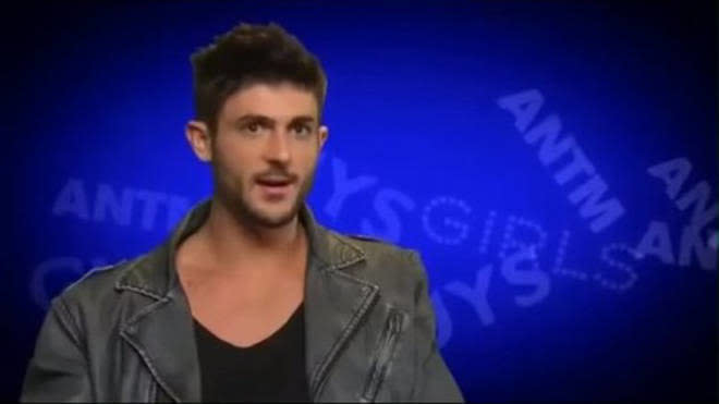 Matthew talking in a confessional on ANTM