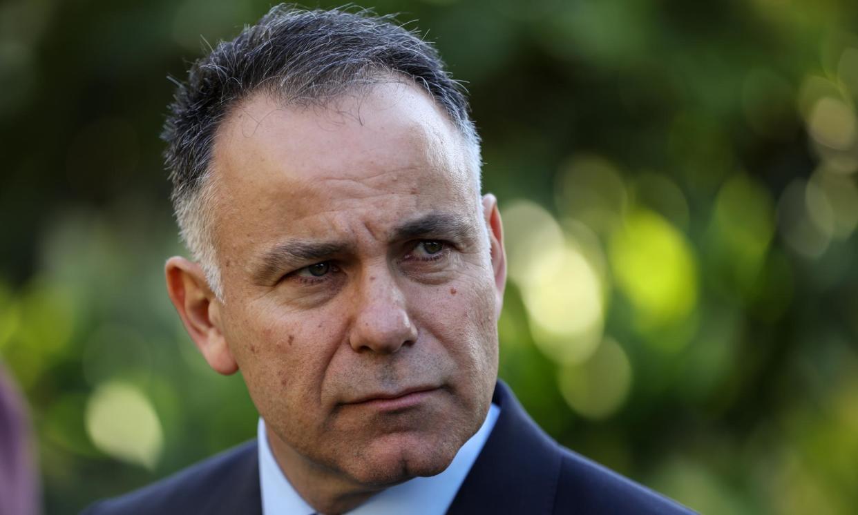 <span>The Victorian Liberal party leader, John Pesutto, may be facing a spill but he has one thing working in his favour: a lack of a frontrunner to replace him.</span><span>Photograph: Diego Fedele/AAP</span>