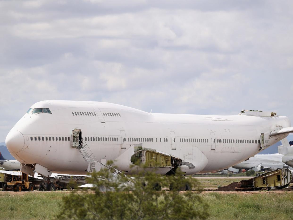 Aircraft boneyard Pinal Air Park covid-19