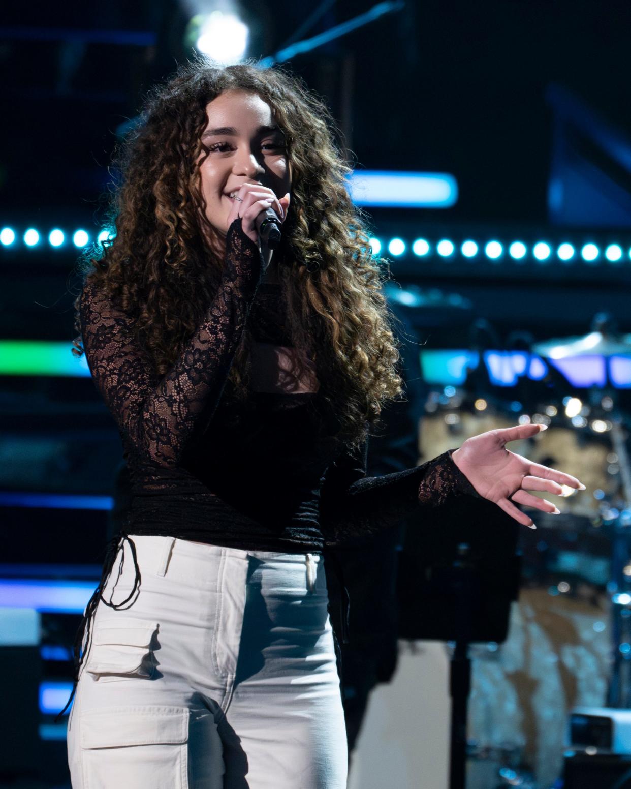 Hailey Mia of Clifton appears on the Monday, April 1, 2024 episode of American Idol. (Disney/Eric McCandless)