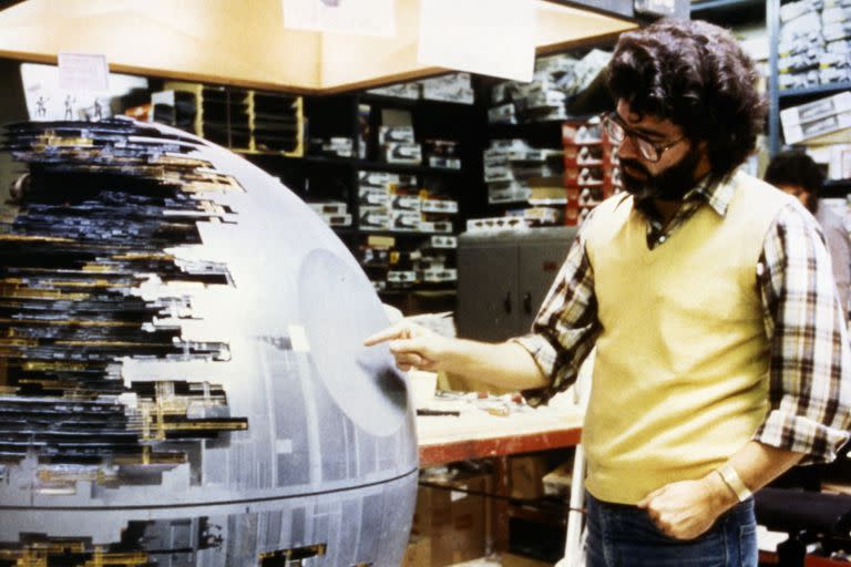 George Lucas y la Estrella de la Muerte de La guerra de las galaxias