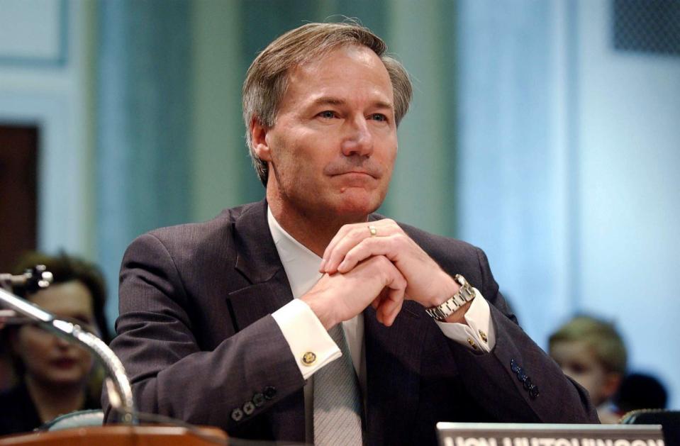 PHOTO: FILE - Full committee hearing on the nomination of Asa Hutchinson to be undersecretary for Border and Transportationc of the Homeland Security Department. (Douglas Graham/CQ-Roll Call, Inc via Getty Images, FILE)