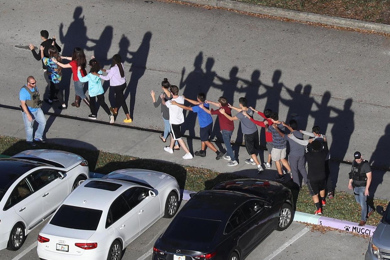 The shooting at Marjory Stoneman Douglas High School lasted six minutes: Getty Images