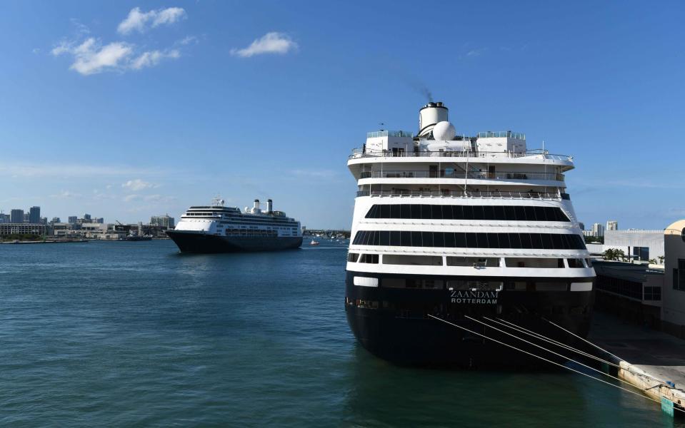 Rotterdam sails into Port Everglades after Zaandam - Getty