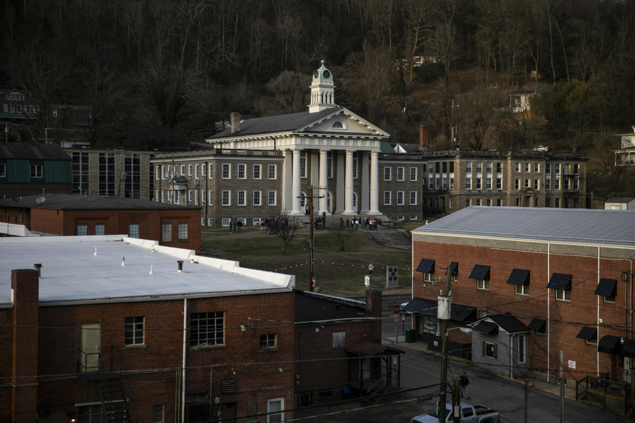 Downtown Pineville, W.Va., Feb. 10, 2023. (Maddie McGarvey/The New York Times)