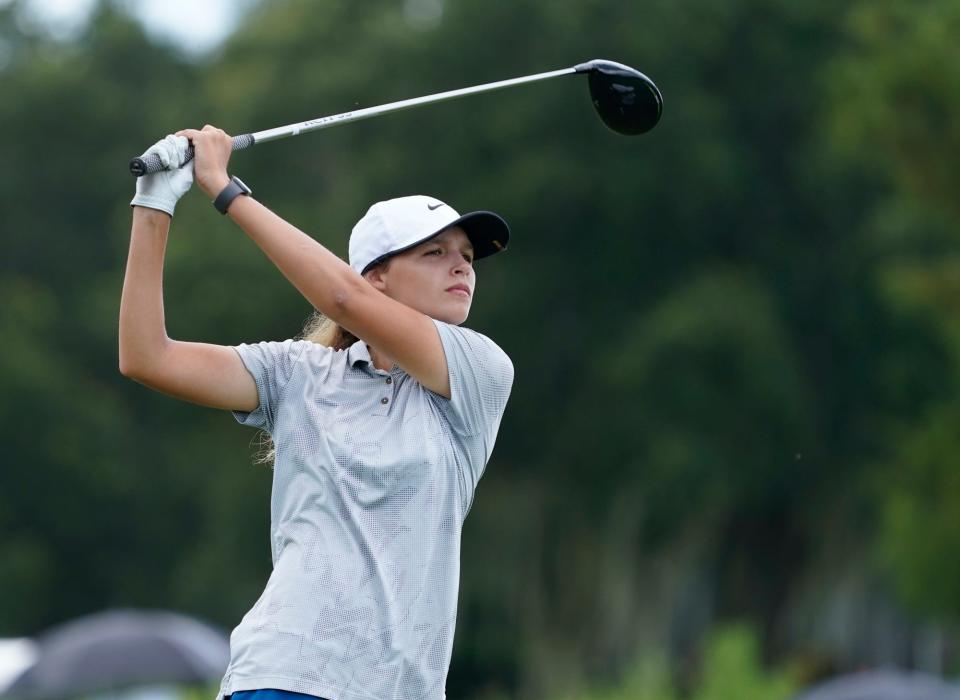 Eden Tsouklaris won the girls' 18-hole division with a 76.