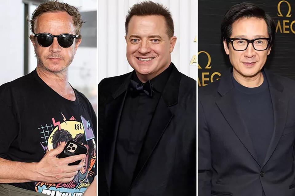'Encino Man' costars Pauly Shore, Brendan Fraser, and Ke Huy Quan