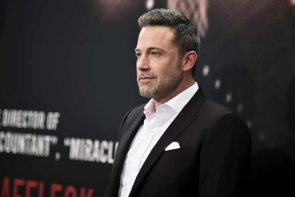 Ben Affleck attends the LA premiere of "The Way Back" at Regal Cinemas on Sunday, March 1, 2020, in Los Angeles. (Photo by Richard Shotwell/Invision/AP)