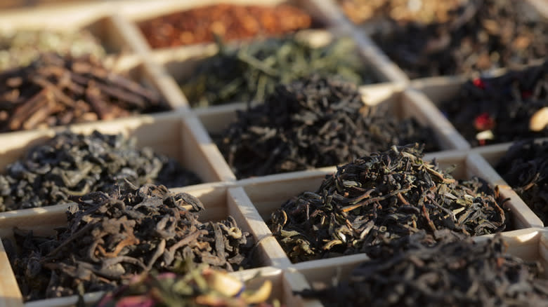 Darjeeling with other tea blends