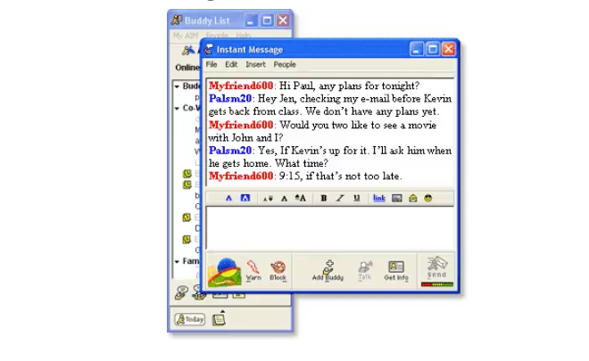 aim messages