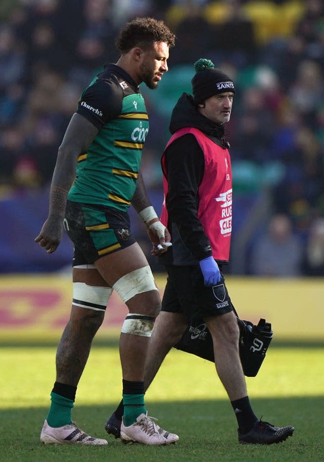 Northampton and England forward Courtney Lawes