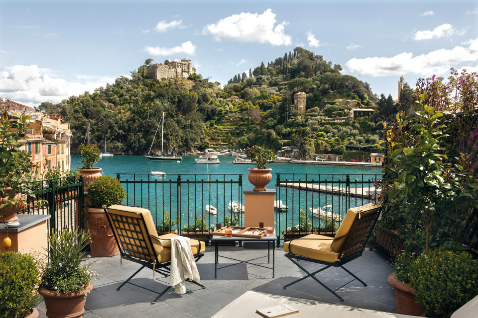 The Belmond hotel in Portofino, Italy. - Credit: MATTIA AQUILA