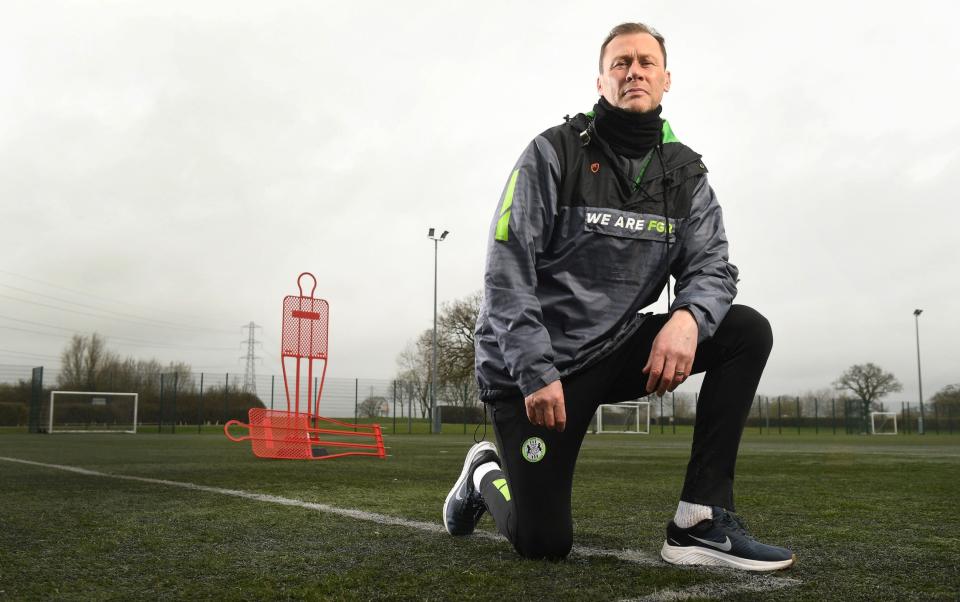 Duncan Ferguson - Duncan Ferguson interview: ‘If I’m still at Forest Green in five years, I’ll get a tattoo’ - Telegraph/Russell Sach