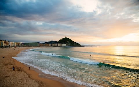 Zurriola beach, San Sebastian