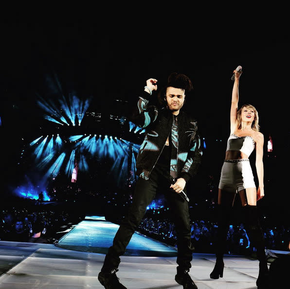 Taylor Swift and The Weeknd