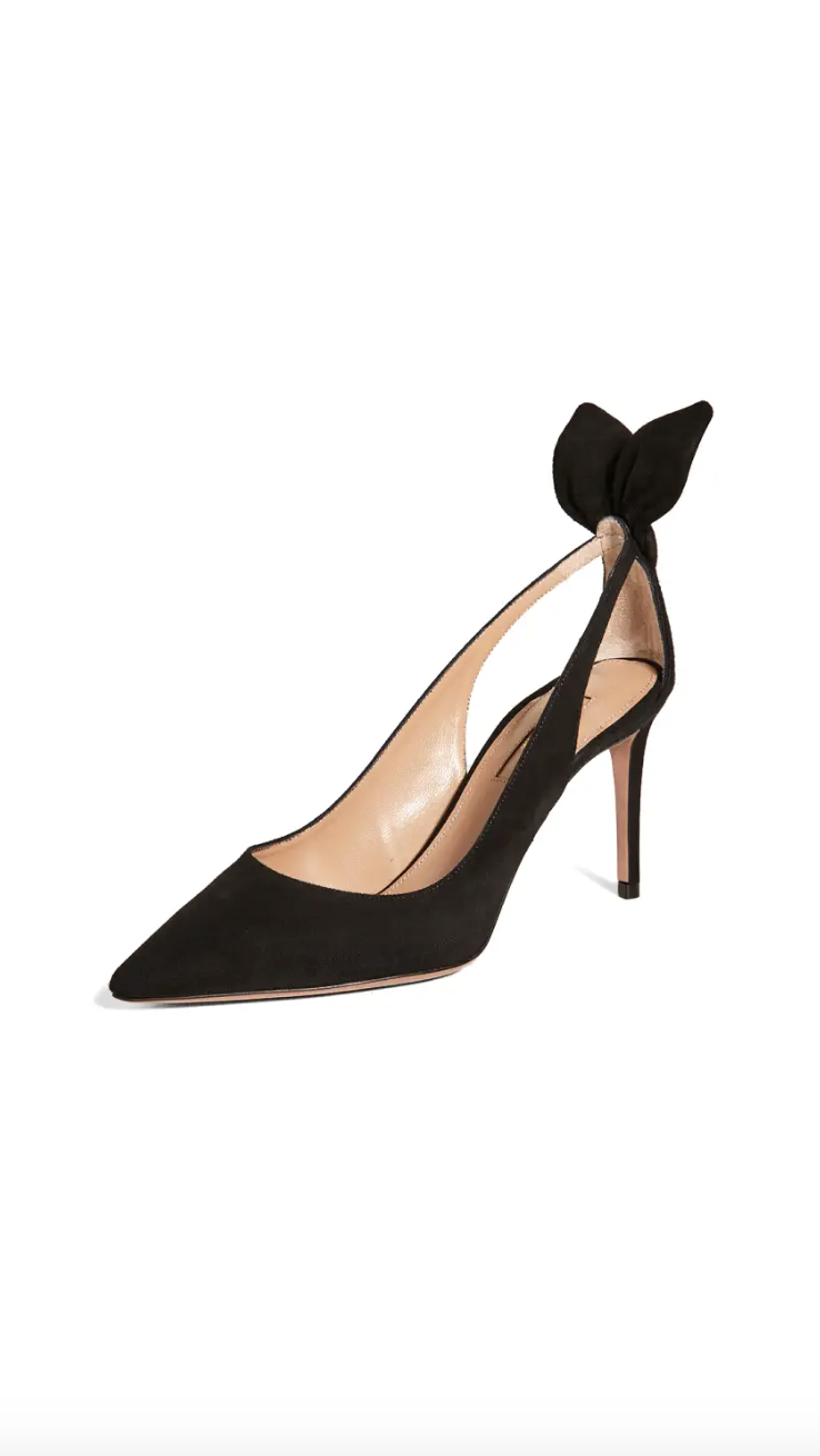 <p><a href="https://go.redirectingat.com?id=74968X1596630&url=https%3A%2F%2Fwww.shopbop.com%2Fbow-tie-pump-aquazzura%2Fvp%2Fv%3D1%2F1514765594.htm&sref=https%3A%2F%2Fwww.townandcountrymag.com%2Fstyle%2Ffashion-trends%2Fg42591727%2Fbest-comfortable-high-heels%2F" rel="nofollow noopener" target="_blank" data-ylk="slk:Shop Now;elm:context_link;itc:0;sec:content-canvas" class="link ">Shop Now</a></p><p>Bow Tie Pumps 85mm</p><p>shopbop.com</p><p>$695.00</p>