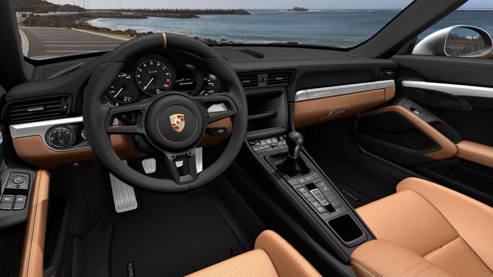 <p>To luxe things up a bit, I’d pay the almost $2500 to wrap the door panels and dashboard in leather; I’d also splurge on the aluminum pedals for $630 and grab dual-zone automatic climate control, which curiously doesn't require an additional fee-a rarity among Porsche options. </p>