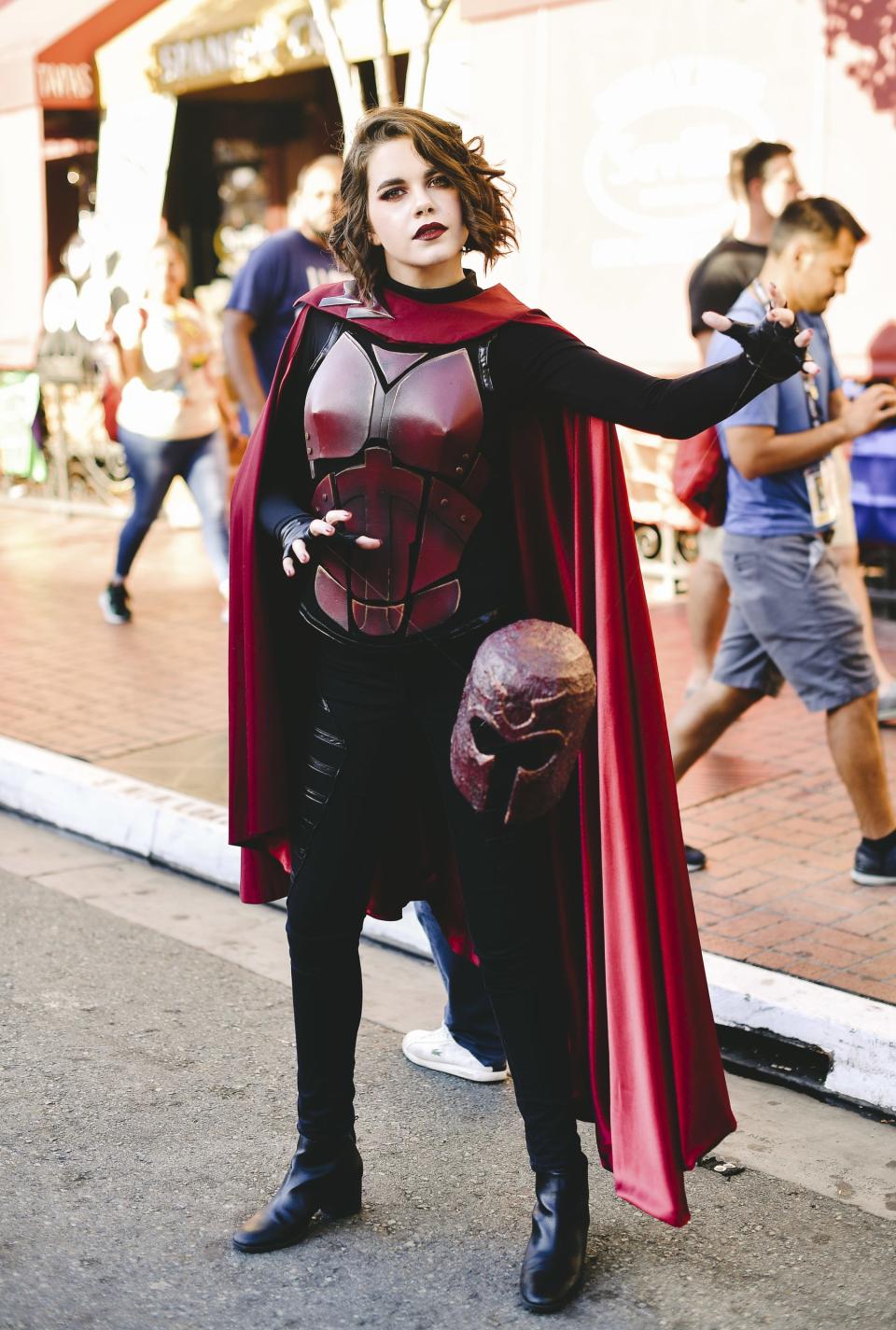 Magneto cosplayer