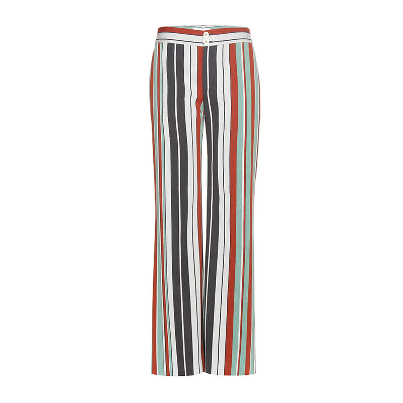 <a rel="nofollow noopener" href="http://rstyle.me/~9Nzon" target="_blank" data-ylk="slk:Striped Cotton-Blend Twill Wide-Leg Trousers, Chloe, $1095;elm:context_link;itc:0;sec:content-canvas" class="link ">Striped Cotton-Blend Twill Wide-Leg Trousers, Chloe, $1095</a>