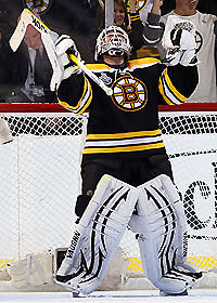 Tim Thomas took some criticism after losses in Games 1 and 2, but was stellar in stopping 40 of 41 shots in Game 3