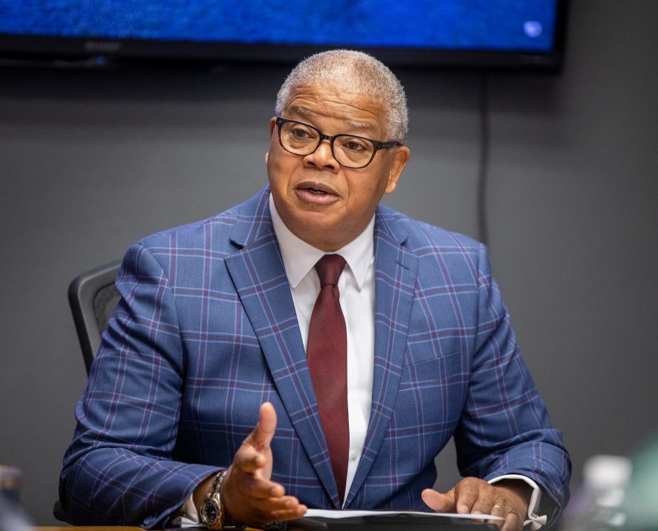 Interviews for Interim Lakeland City Commissioner - Daryl Forehand  In Lakeland Fl. Monday October 10,2022Ernst Peters/The Ledger