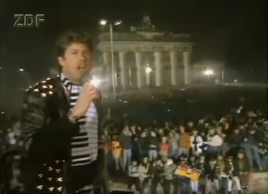 Hasselhoff und die Berliner Mauer