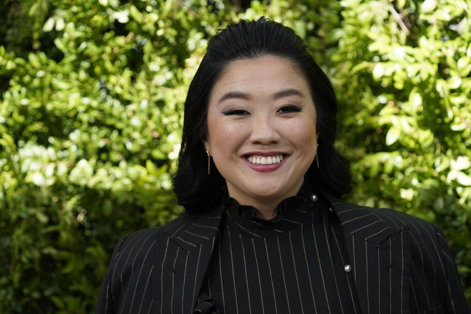 Sherry Cola attends the Academy Women's Luncheon on Thursday, Nov. 9, 2023, at the Academy Museum of Motion Pictures in Los Angeles. (AP Photo/Chris Pizzello)