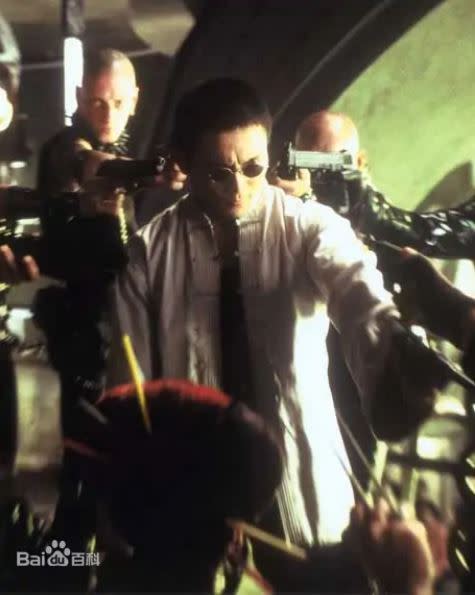鄒兆龍曾受邀演出好萊塢電影《駭客任務》。（圖／翻攝自百度百科）
