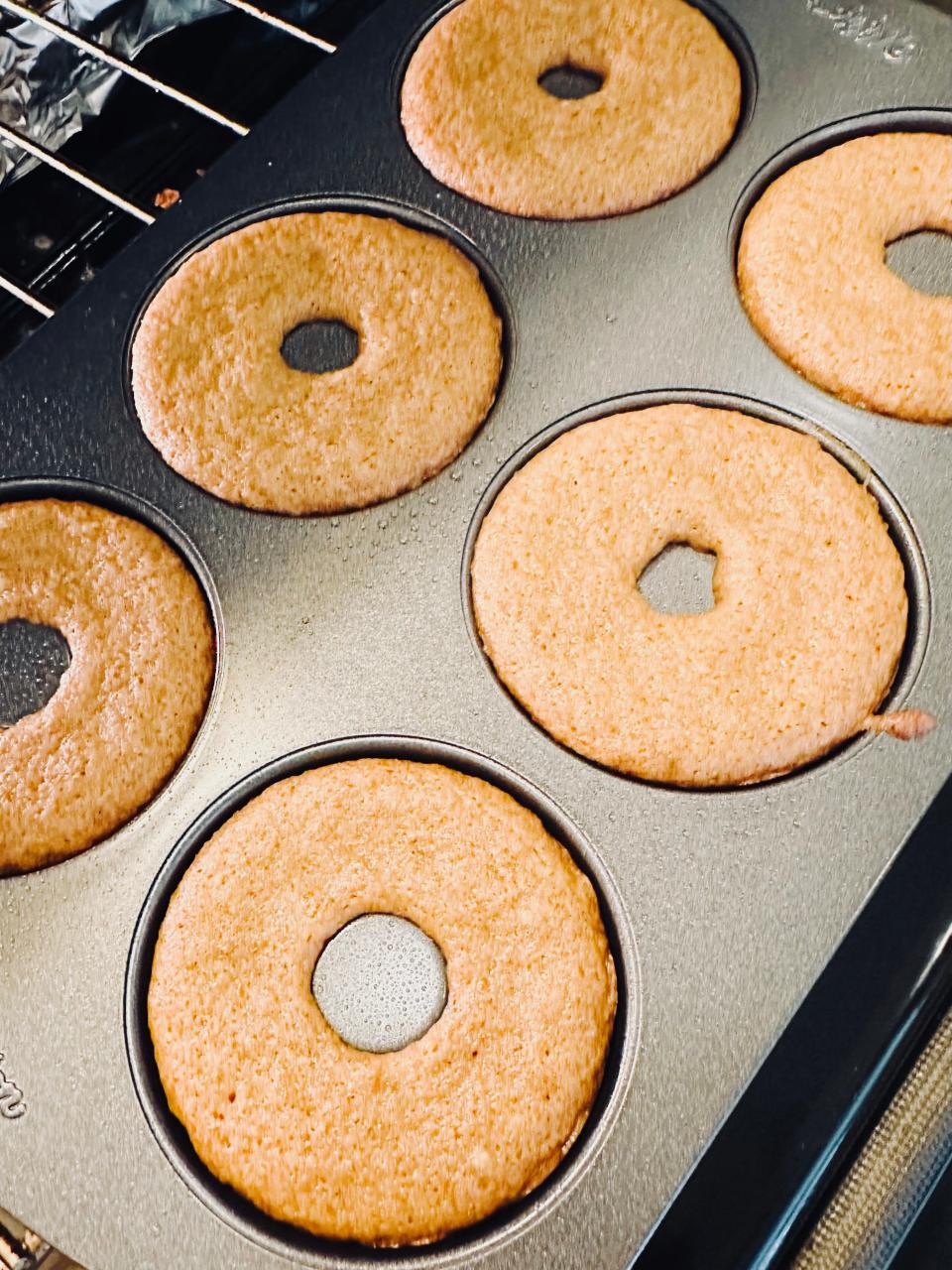 Don't have a donut pan like this? Make muffins instead.
