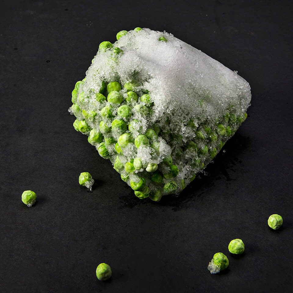 freezer burned peas