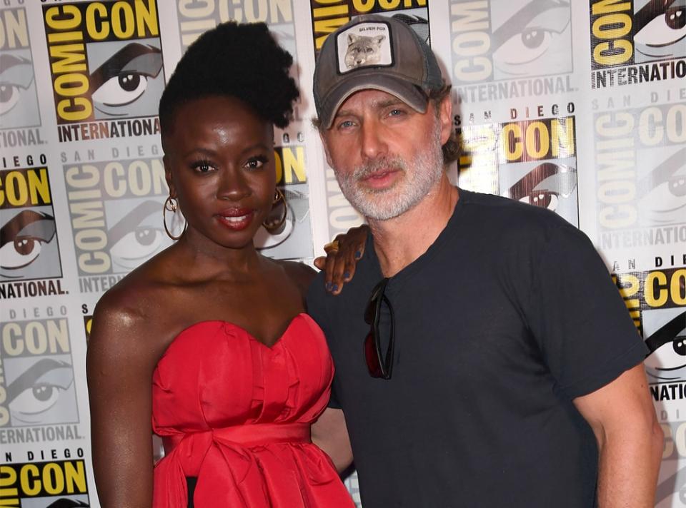 Danai Gurira, Andrew Lincoln, 2022 Comic-Con, Star Sightings