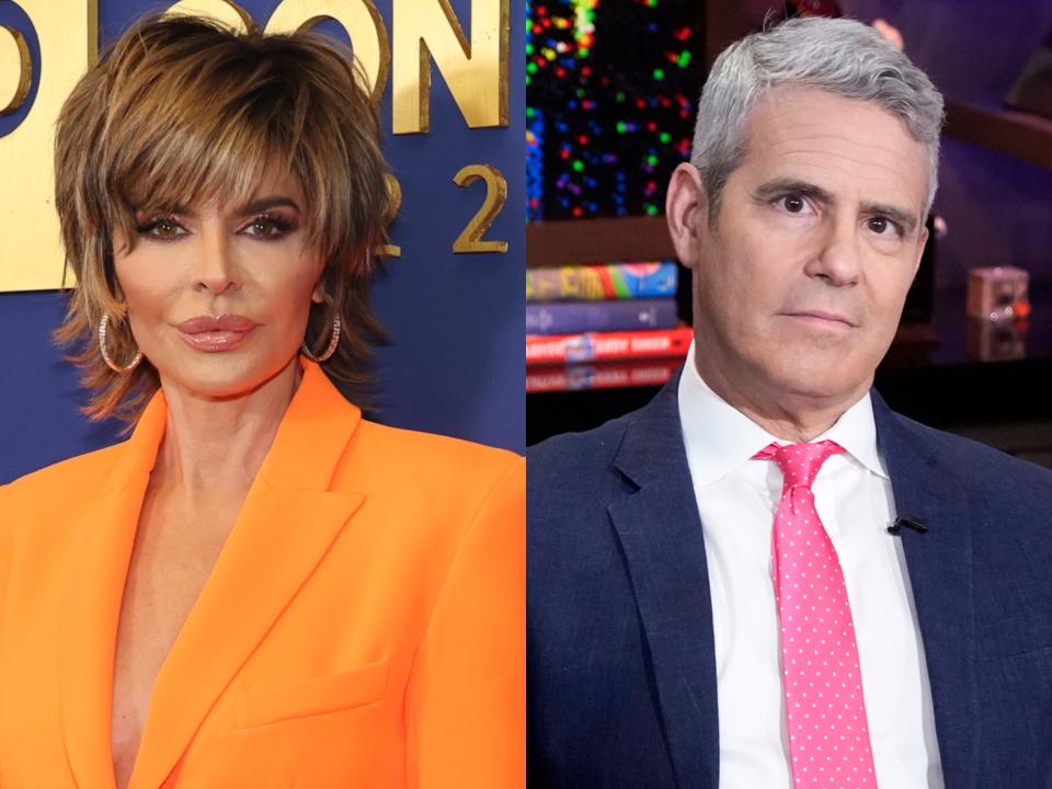 Lisa Rinna Andy Cohen