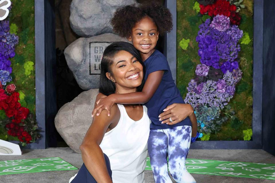 <p>Monica Schipper/Getty </p> Gabrielle Union and daughter Kaavia