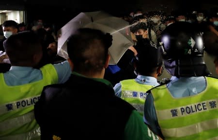 Protest to demand authorities scrap a proposed extradition bill with China, in Hong Kong