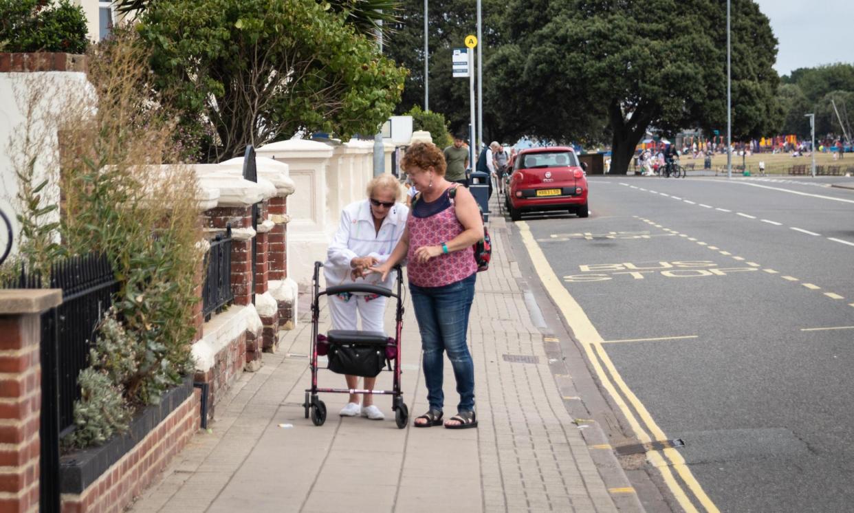 <span>About 1 million people who provide unpaid care for more than 35 hours a week claim £81.90 carer’s allowance.</span><span>Photograph: Gary Hider/Alamy</span>