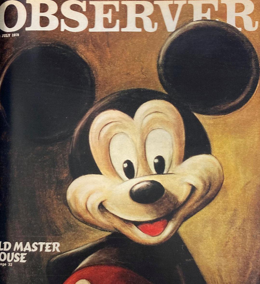 <span>Master Mickey: the Observer Magazine, 23 July 1978.</span><span>Photograph: Oliver Williams</span>